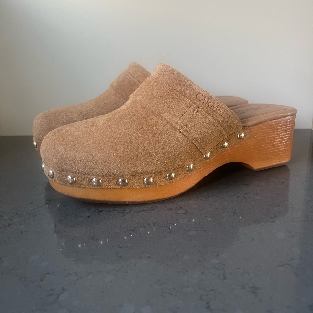 Carmela suede clogs